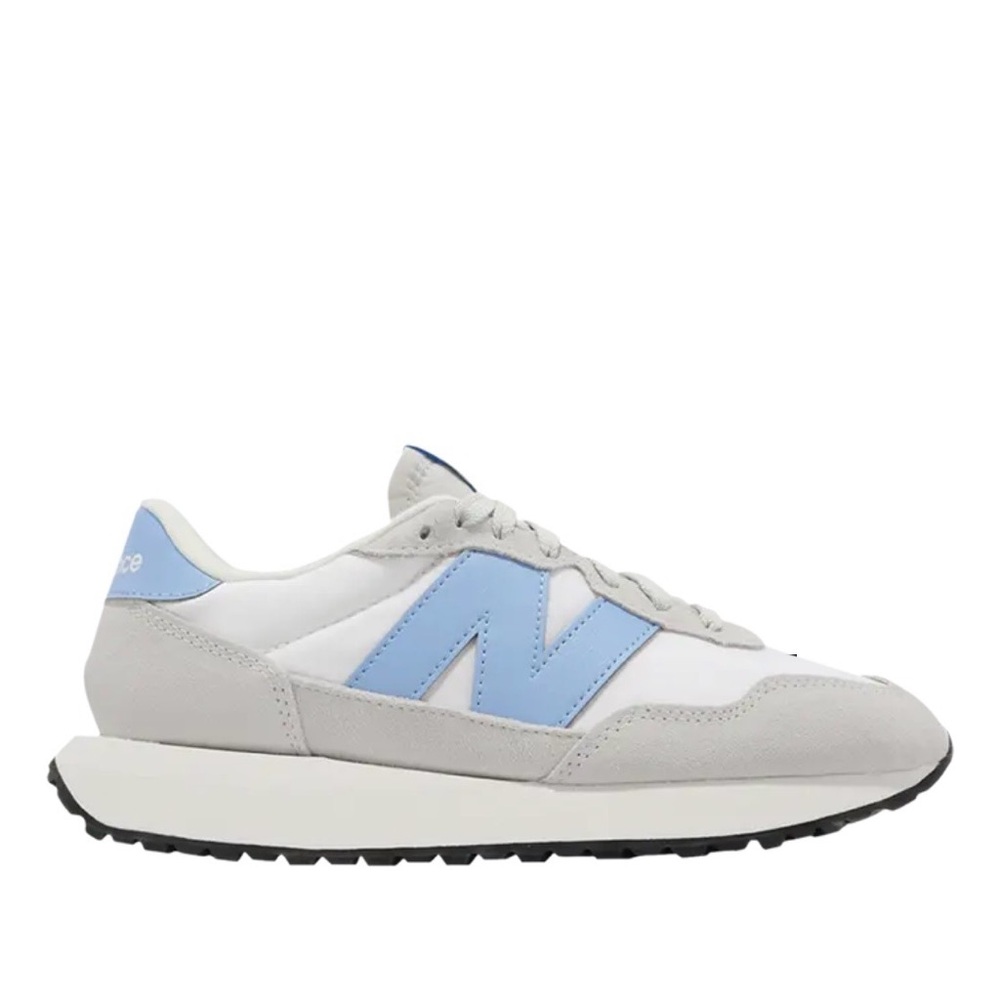 women’s New Balance 237 sneakers, Gray and Blue Sneakers